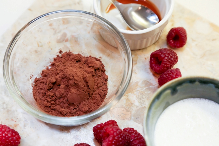Healthy Chocolate Truffle Mousse - Ingredients