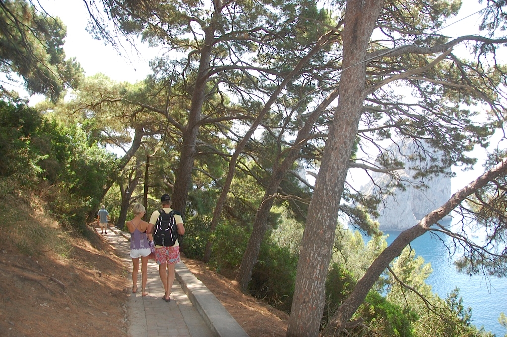 Walking Trails in Capri - Yoga Retreat Giveaway