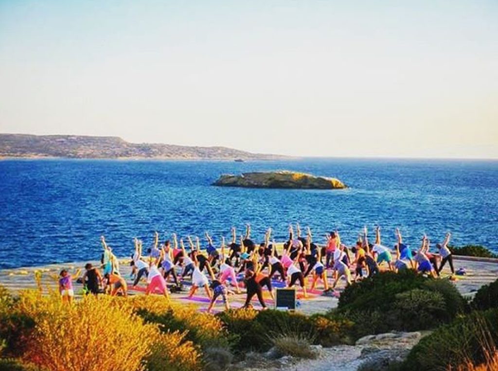 International Yoga Day in Greece by Pepis Kitchen