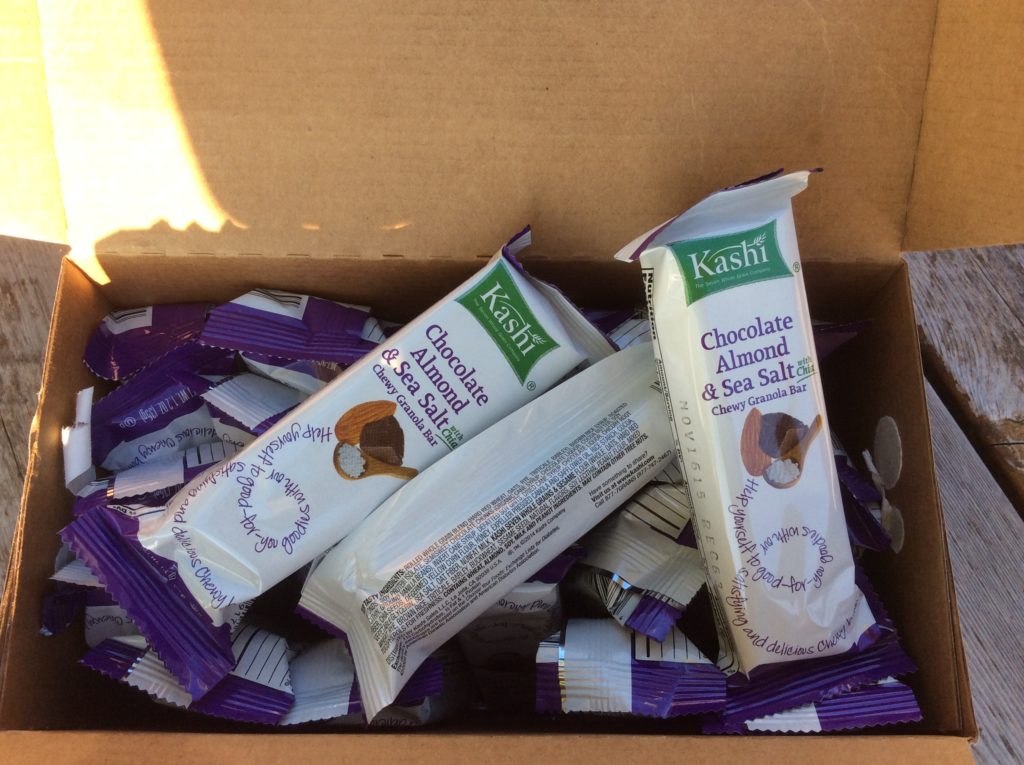 Box of Kashi Chocolate Almond Cereal Bars