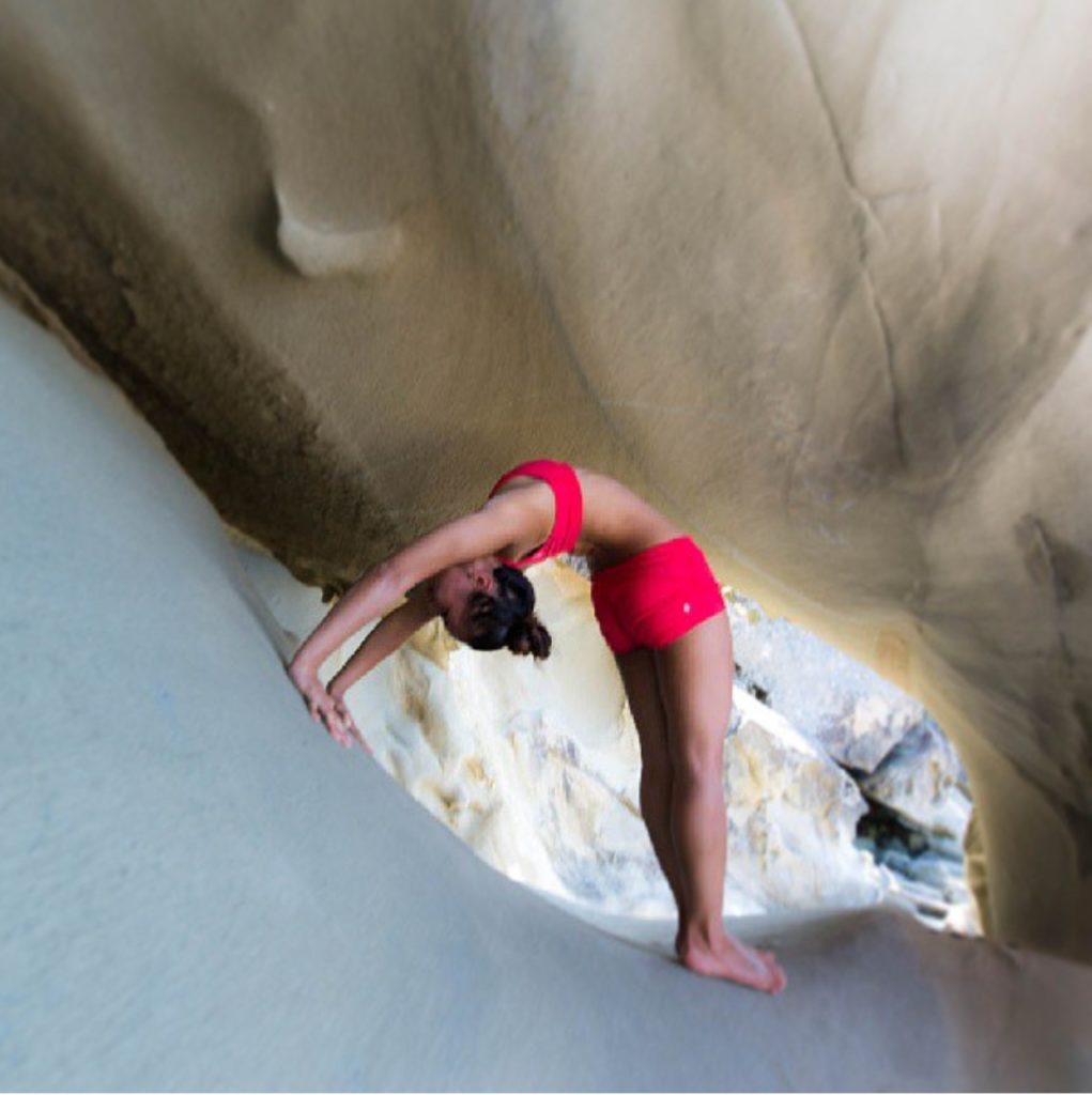 Camilla Lee Yoga in Cave for TryBelle Magazine