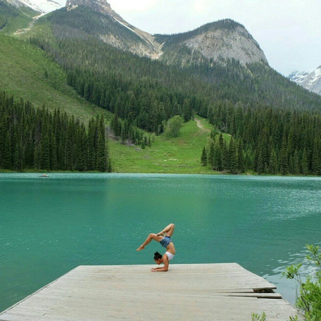 Camilla Lee Yoga in Banff for TryBelle Magazine