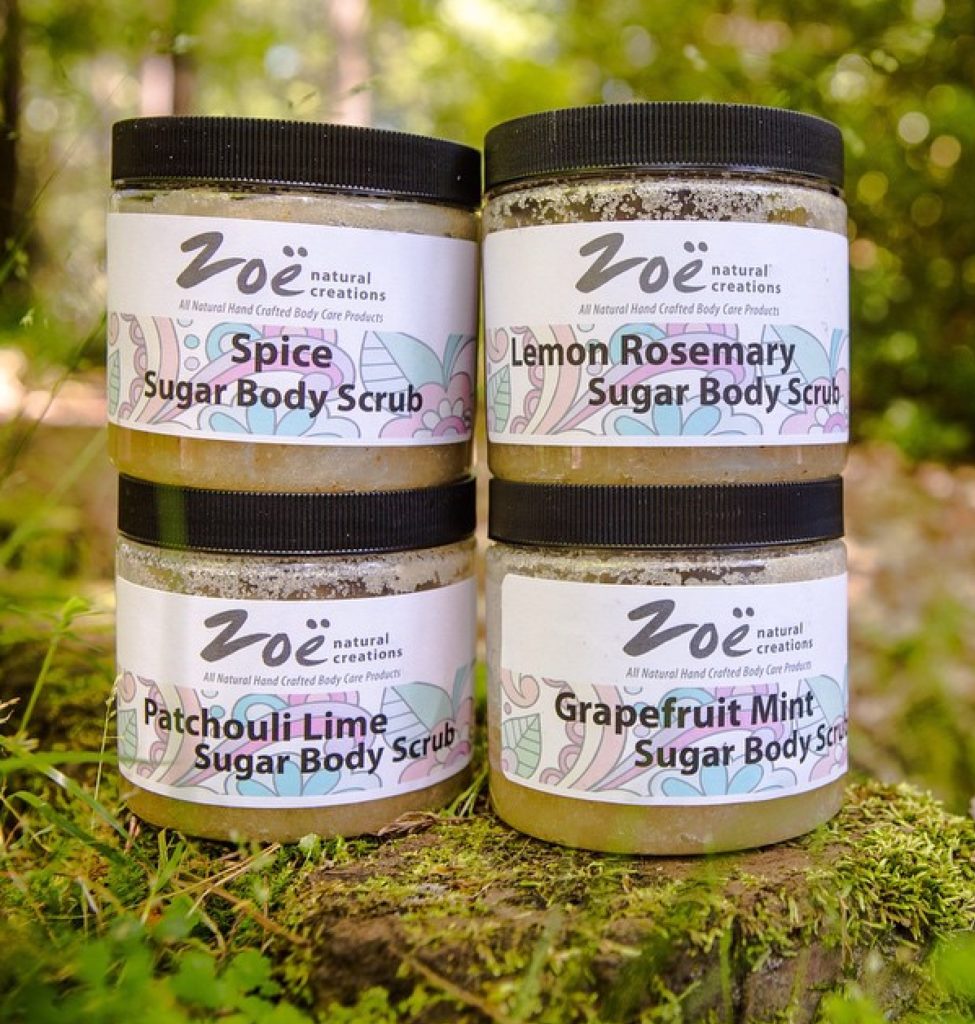 Zoe Natural Creations Body Scrubs for TryBelle Magazine