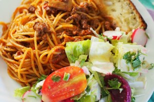 Recipe for Spaghetti Bolognese by Beth Pocock