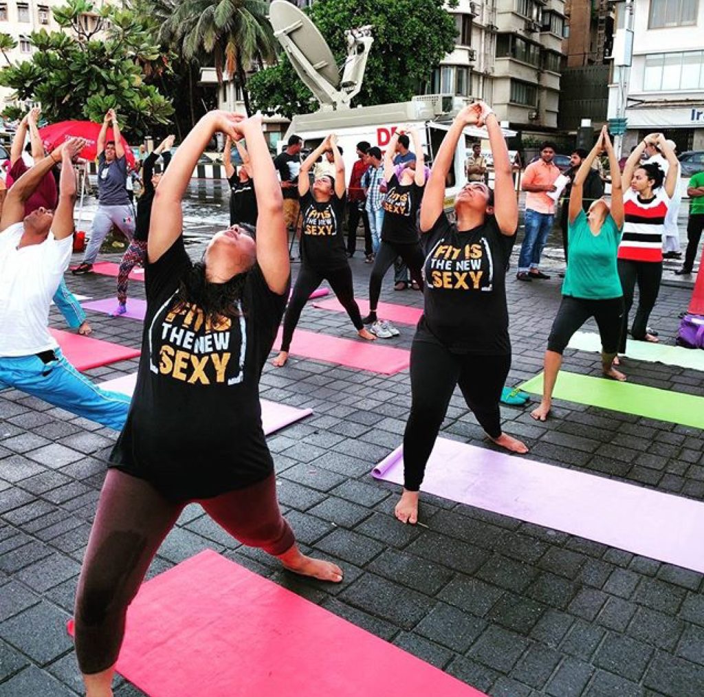 International Yoga Day in Mumbai by Fitternity