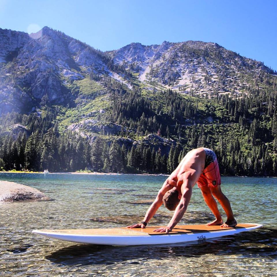 Chris Willey experimenting with cork on SUP Board